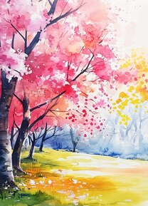 水粉画（Gouache painting)