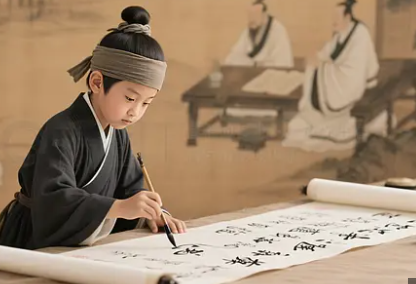 软笔书法（Brush calligraphy)