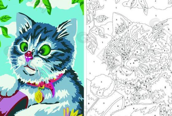 数字DIY油画（Digital DIY oil painting)