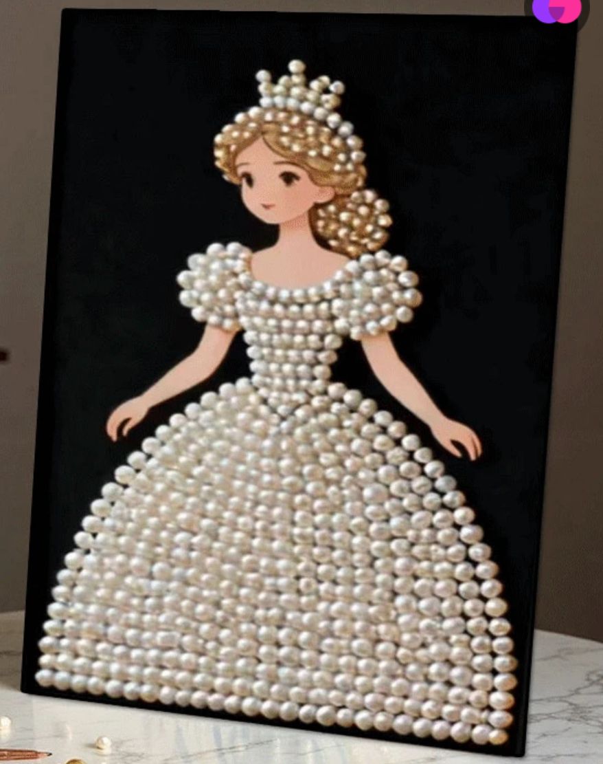 珍珠和钻石画（Pearls &diamond painting)